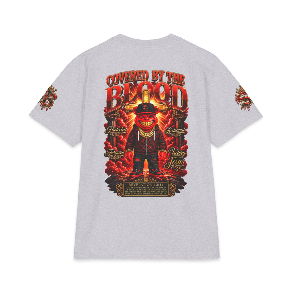 Covered by the Blood | SCUMMIEBEARZ™ Shaka Wear Heavyweight Tee
