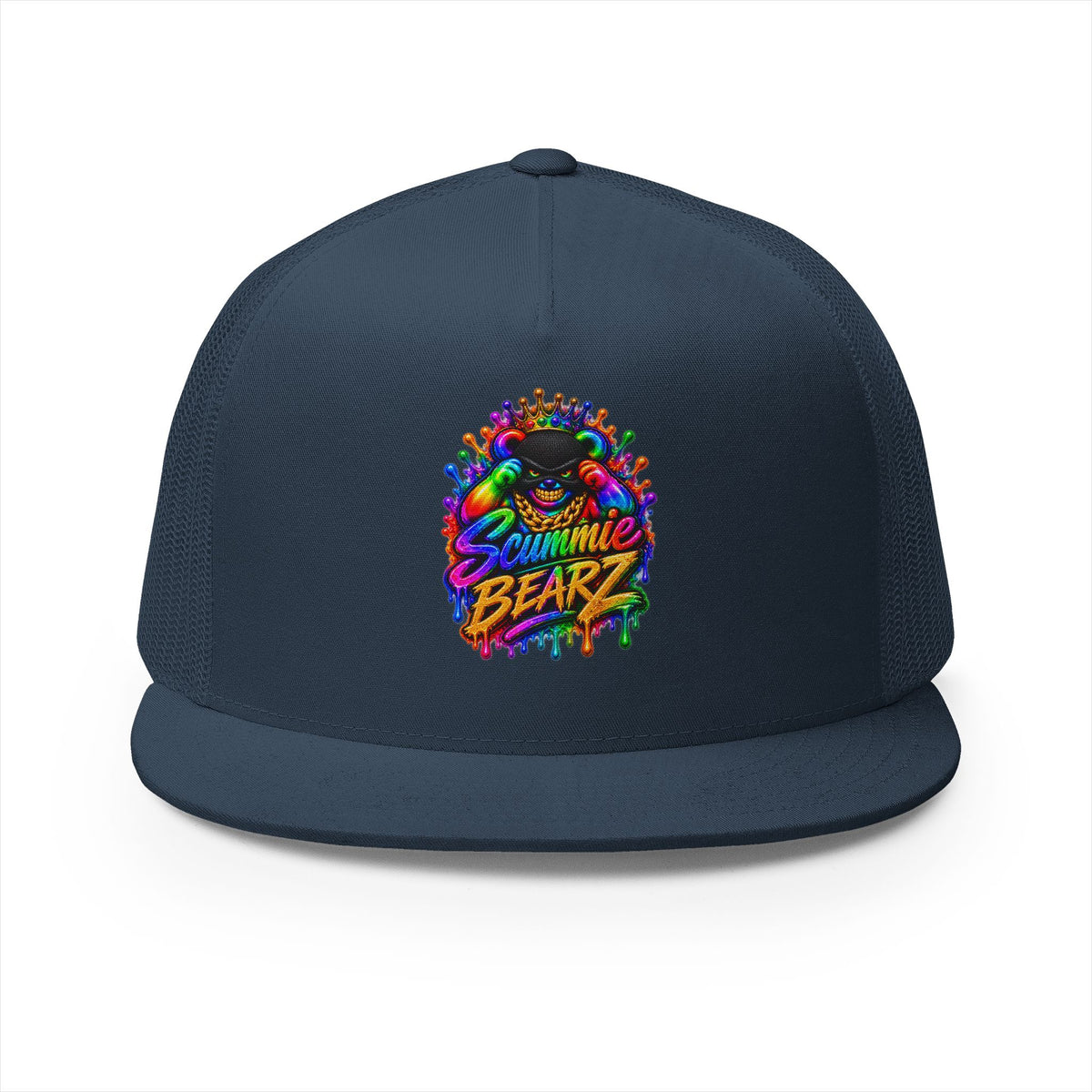 5 Panel Trucker Cap-RAINBOW MASK LOGO-SCUMMIEBEARZ™