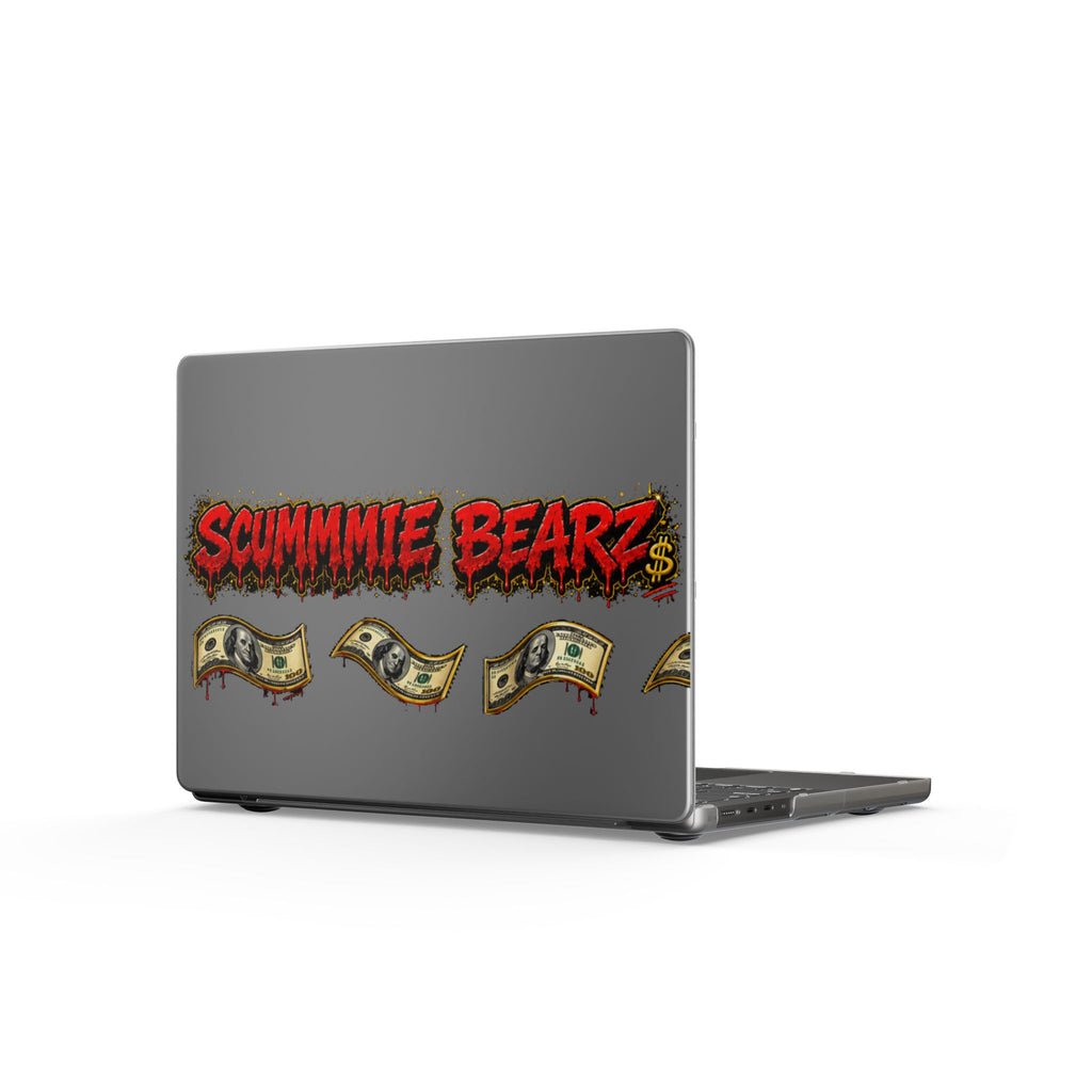 Matte MacBook Cases-RED MONEY LOGO-SCUMMIEBEARZ™