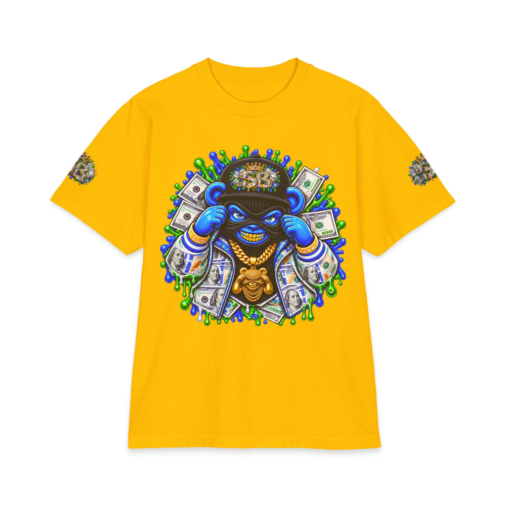 Money Hungry — Alternate Layout | SCUMMIEBEARZ™ Shaka Wear Heavyweight Tee