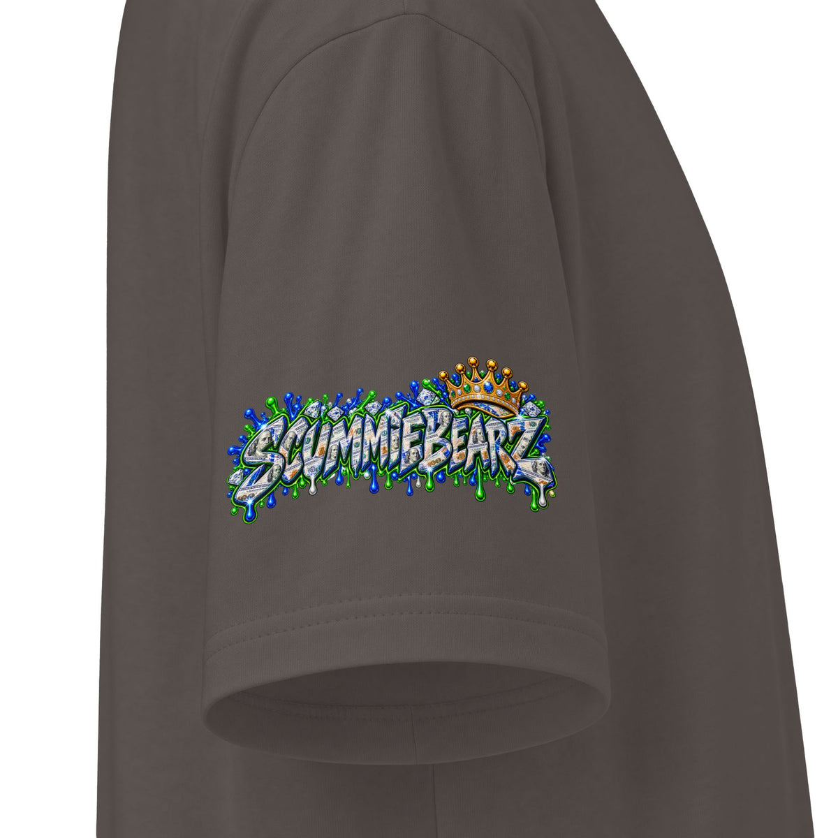 Money, Hungry Green Remix | SCUMMIEBEARZ™ Shaka Wear Heavyweight Tee
