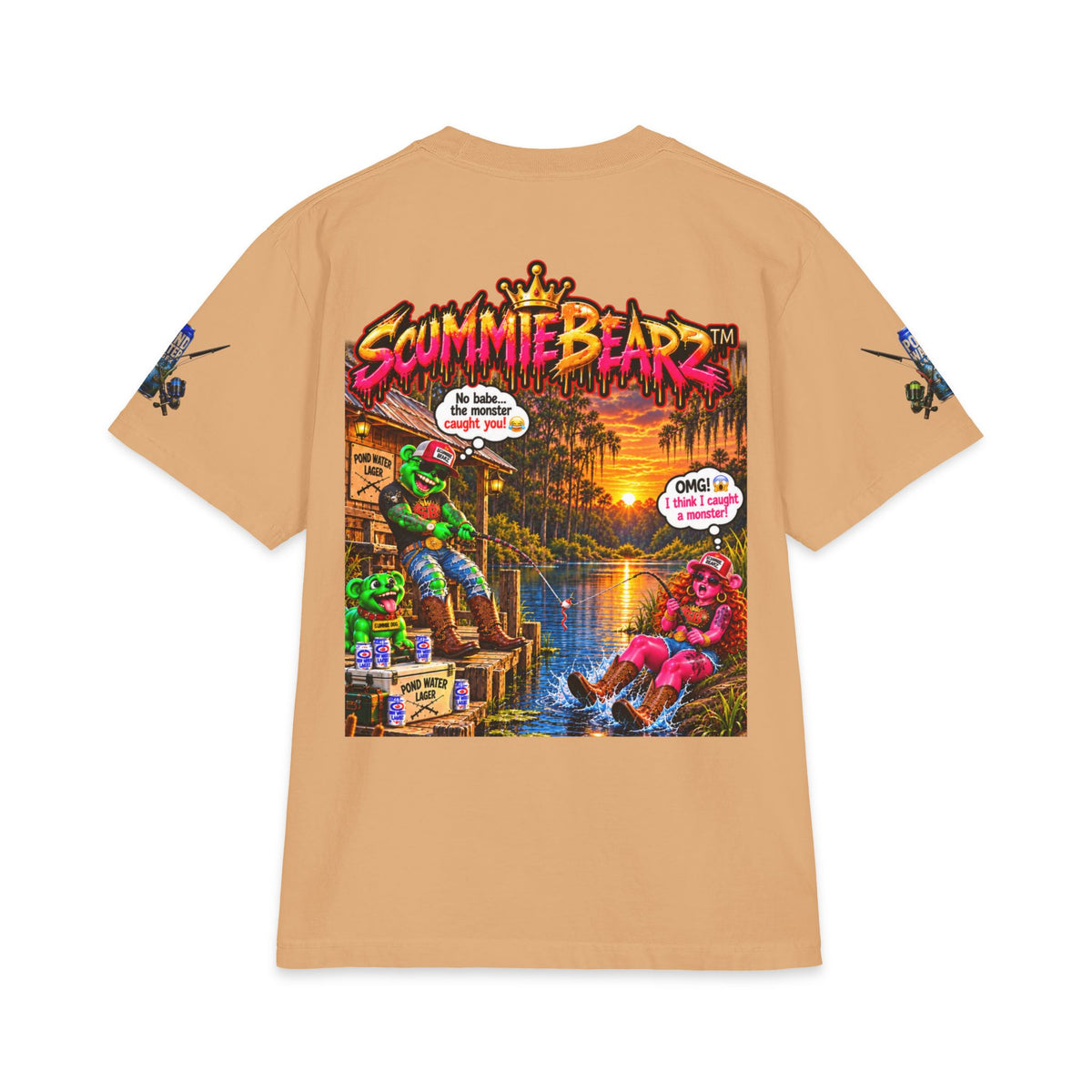 No Babe The Monster Got You | SCUMMIEBEARZ™ Shaka Wear Heavyweight Tee