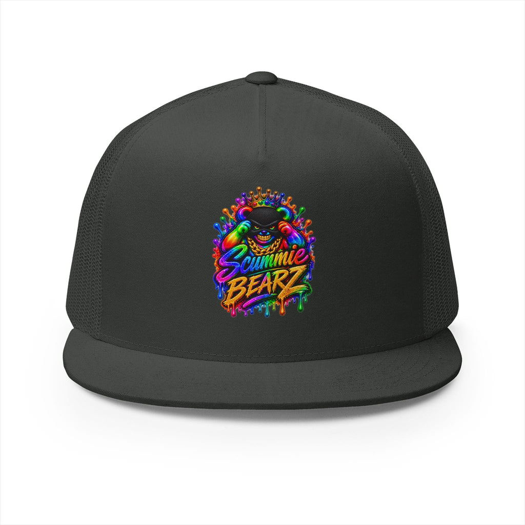 5 Panel Trucker Cap-RAINBOW MASK LOGO-SCUMMIEBEARZ™