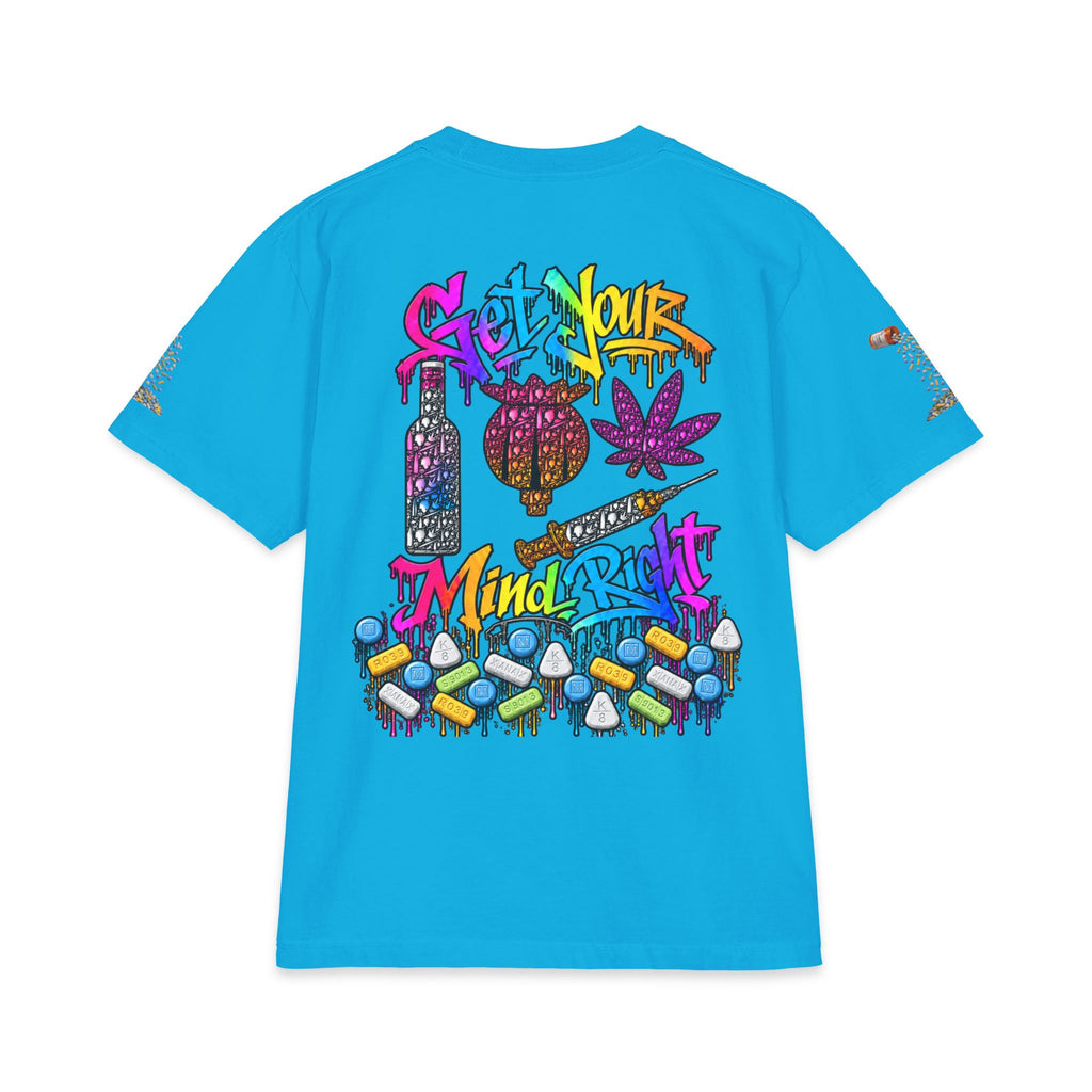 Get Your Mind Right — Multicolor Remix | SCUMMIEBEARZ™ Shaka Wear Heavyweight Tee