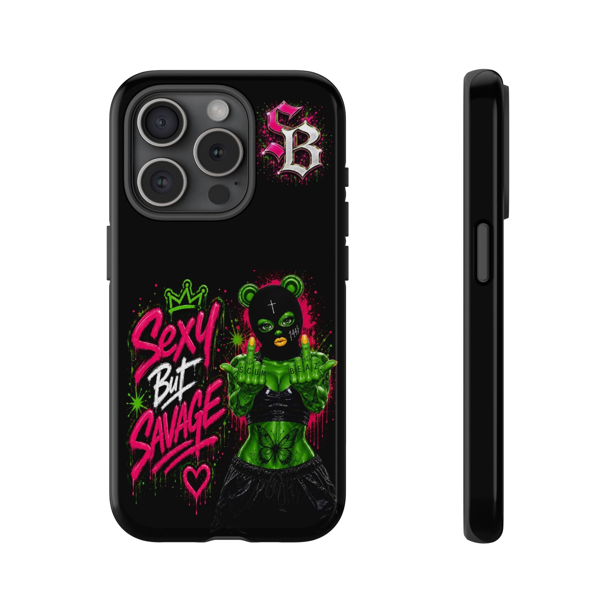 SCUMMIEBEARZ Sexy But Savage Green Remix Tough Cases