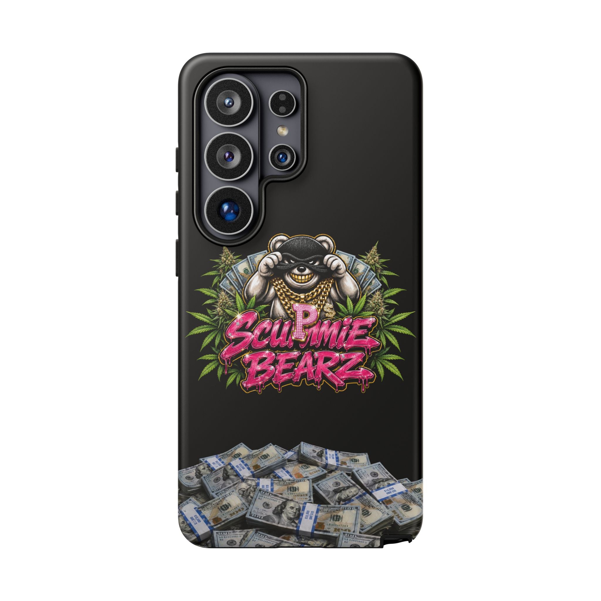 SCUMMIEBEARZ P.M.W. (P***y Money Weed) Logo Tough Cases