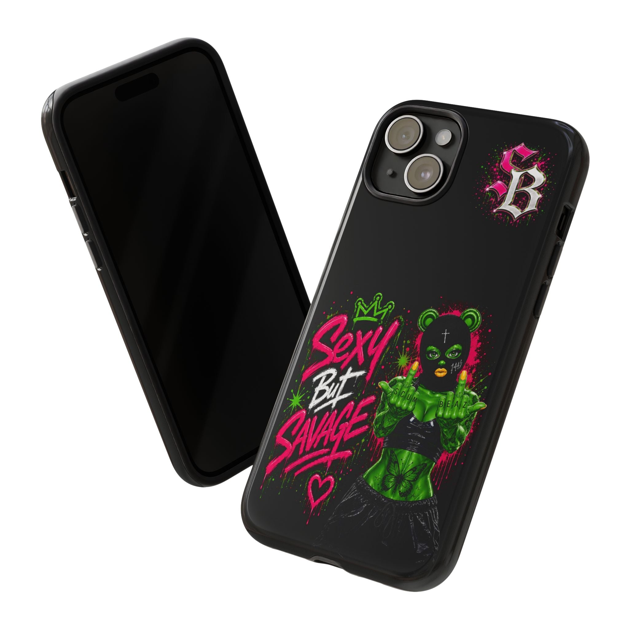 SCUMMIEBEARZ Sexy But Savage Green Remix Tough Cases