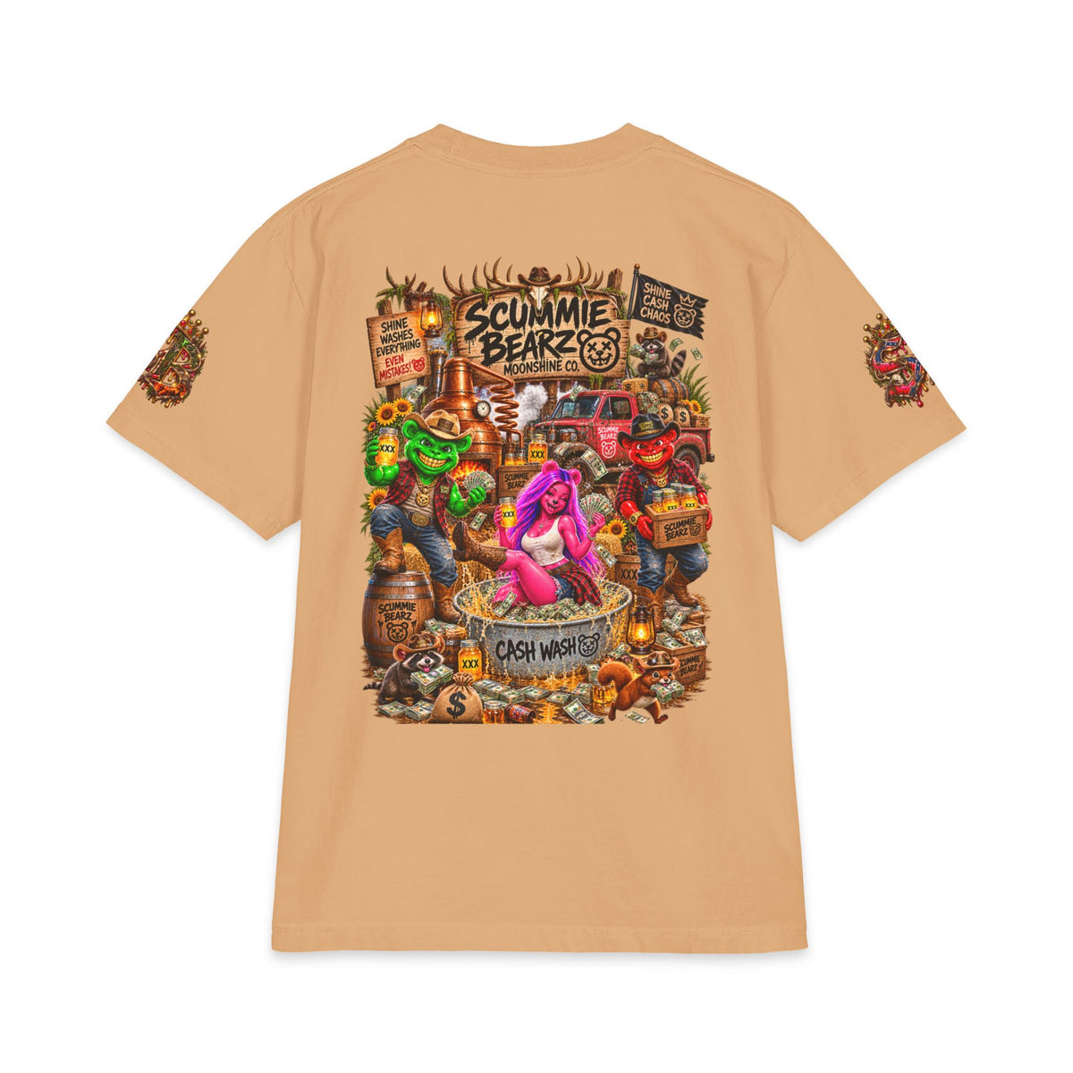 Shine Washes Everything | SCUMMIEBEARZ™ Shaka Wear Heavyweight Tee