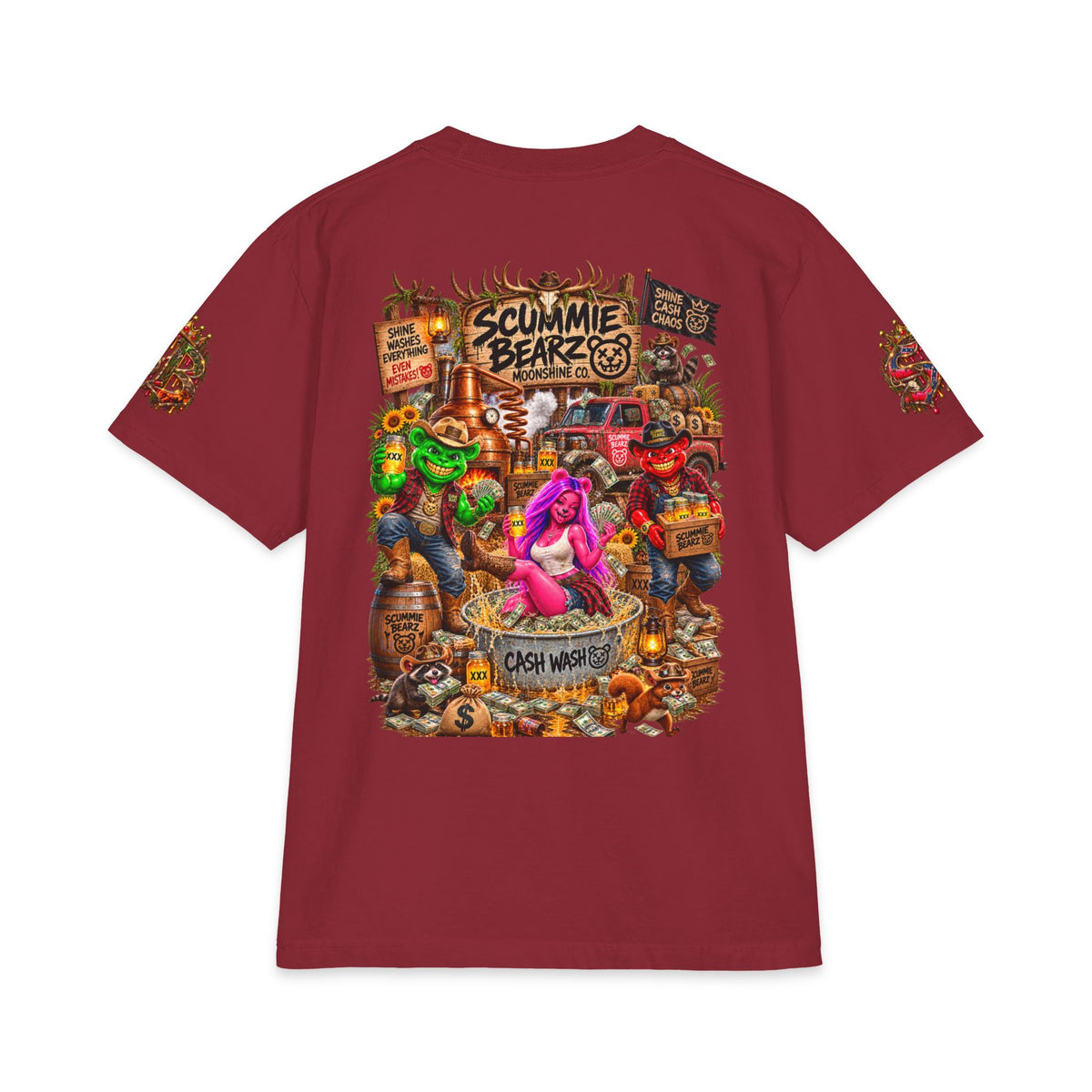 Shine Washes Everything | SCUMMIEBEARZ™ Shaka Wear Heavyweight Tee