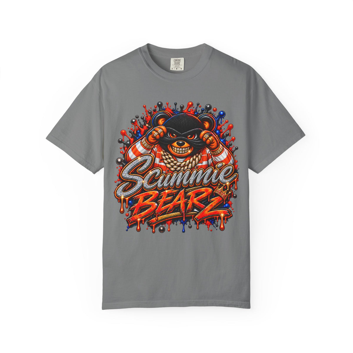 Unisex Garment-Dyed T-shirt-POCKET CHECK-SCUMMIEBEARZ™️