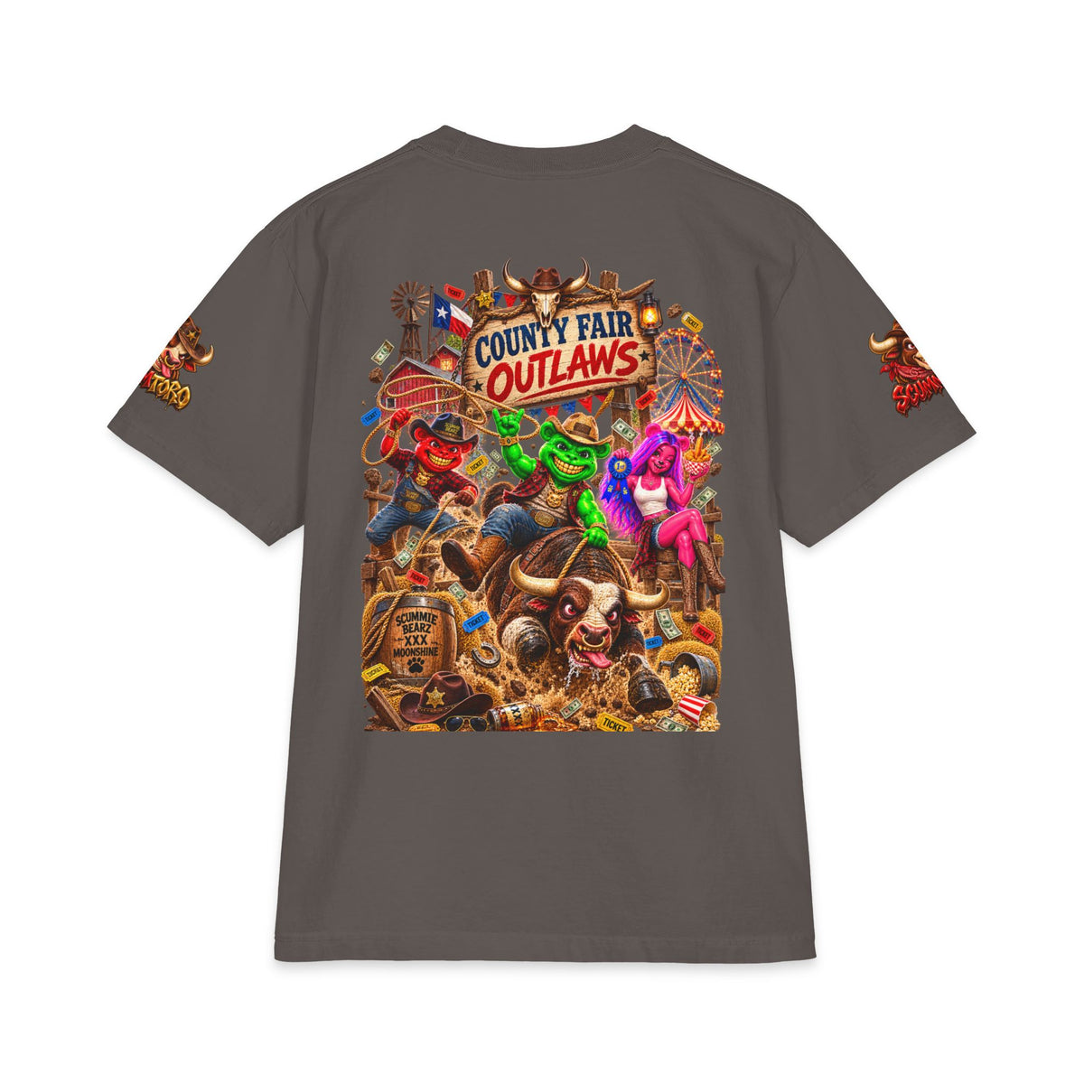 County Fair Outlaws | SCUMMIEBEARZ™ Shaka Wear Heavyweight Tee