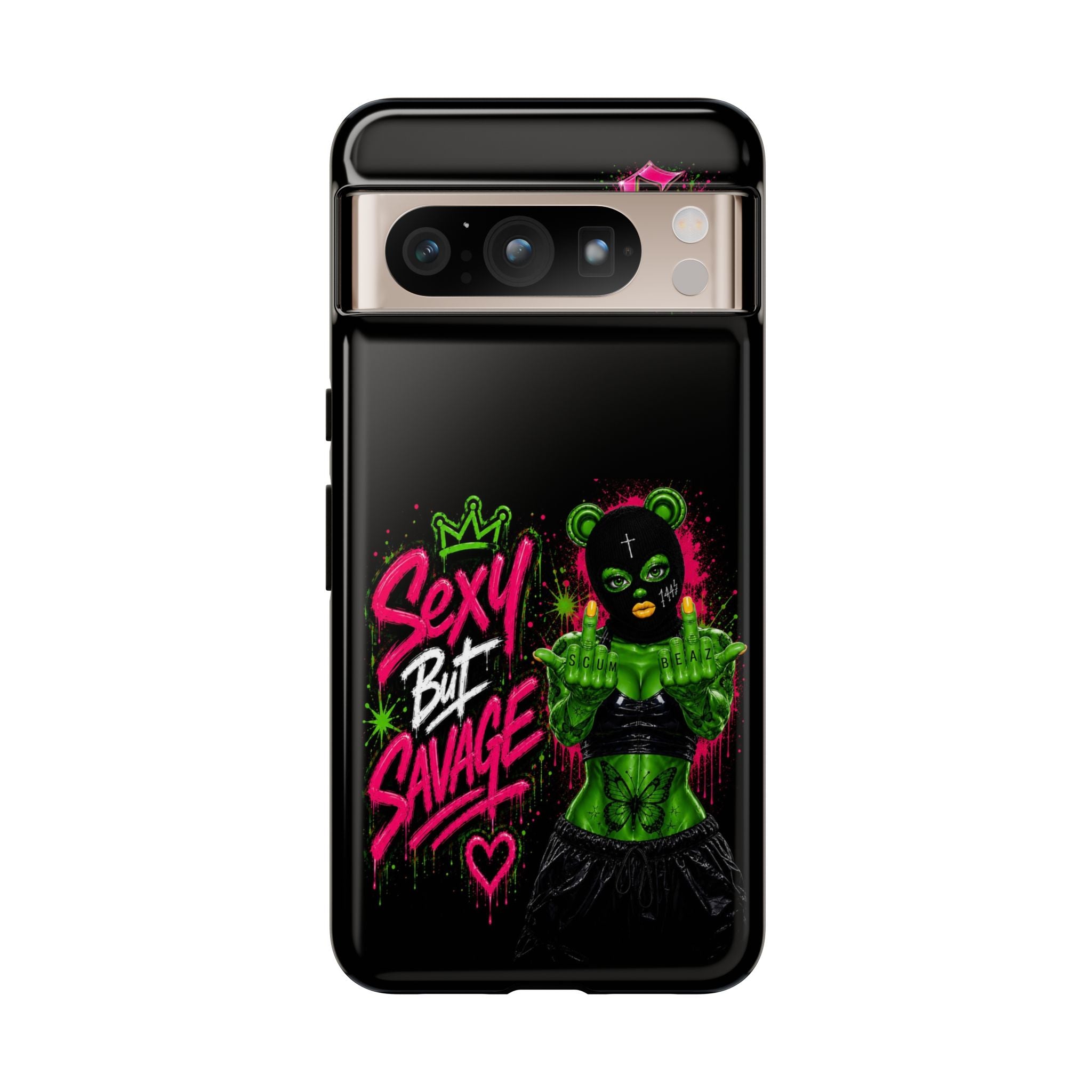 SCUMMIEBEARZ Sexy But Savage Green Remix Tough Cases