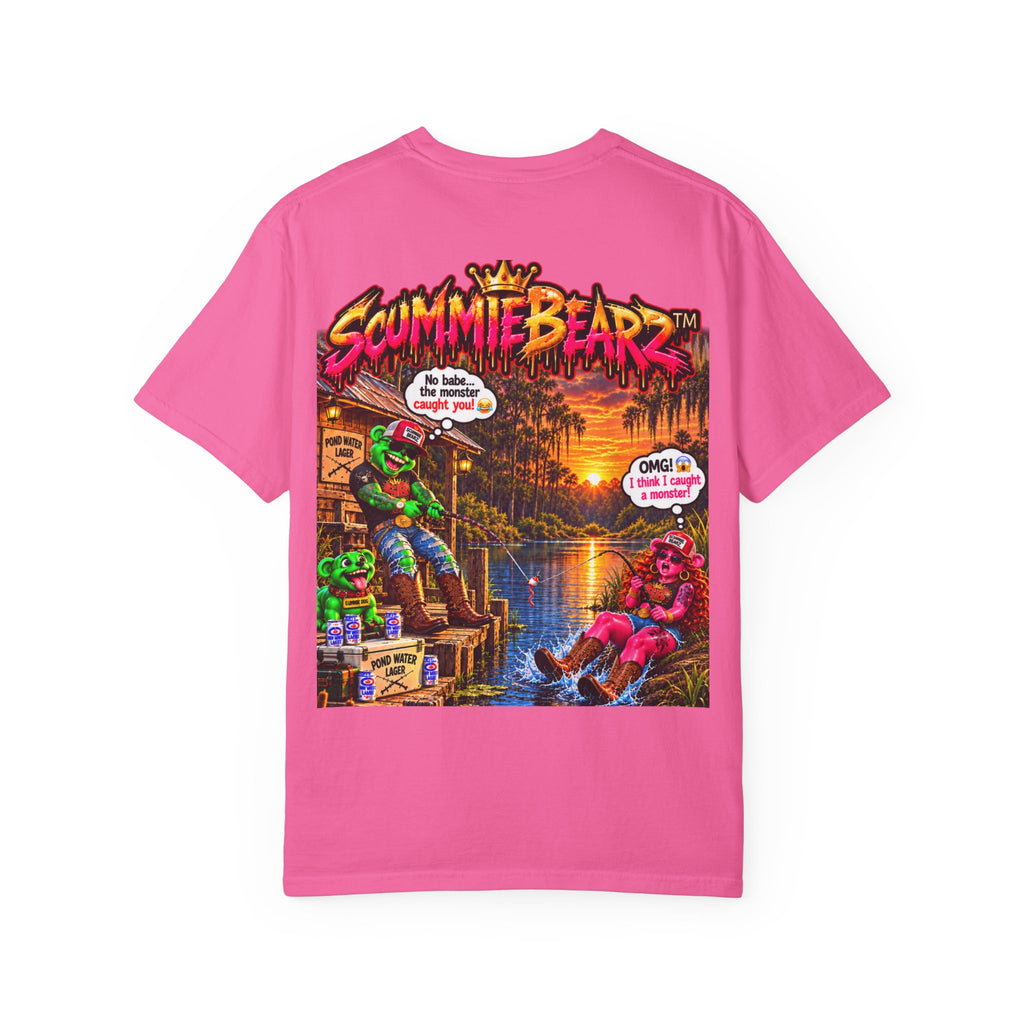 Unisex Garment-Dyed T-shirt-BABE I THINK I GOT A MONSTER-SCUMMIEBEARZ™️