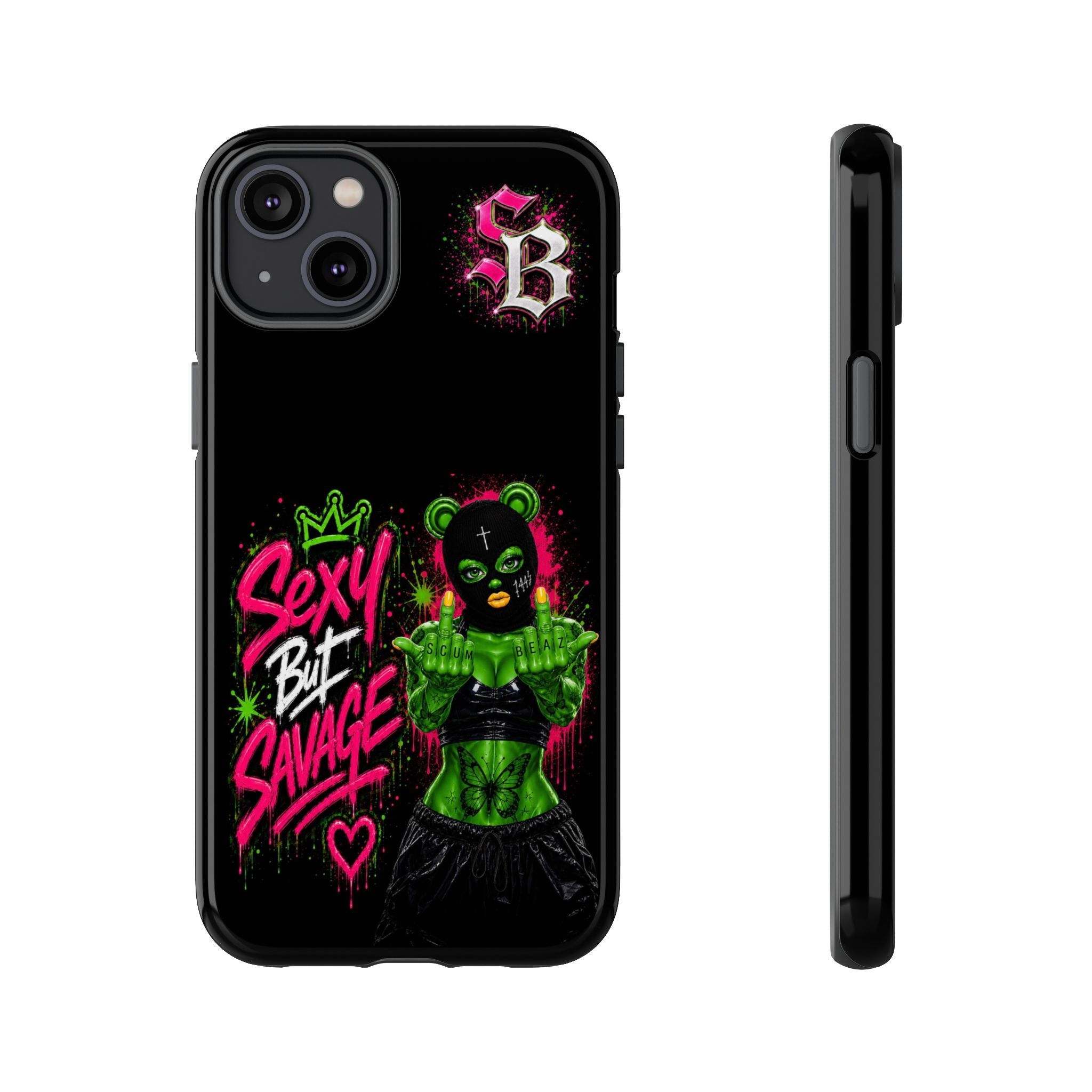 SCUMMIEBEARZ Sexy But Savage Green Remix Tough Cases