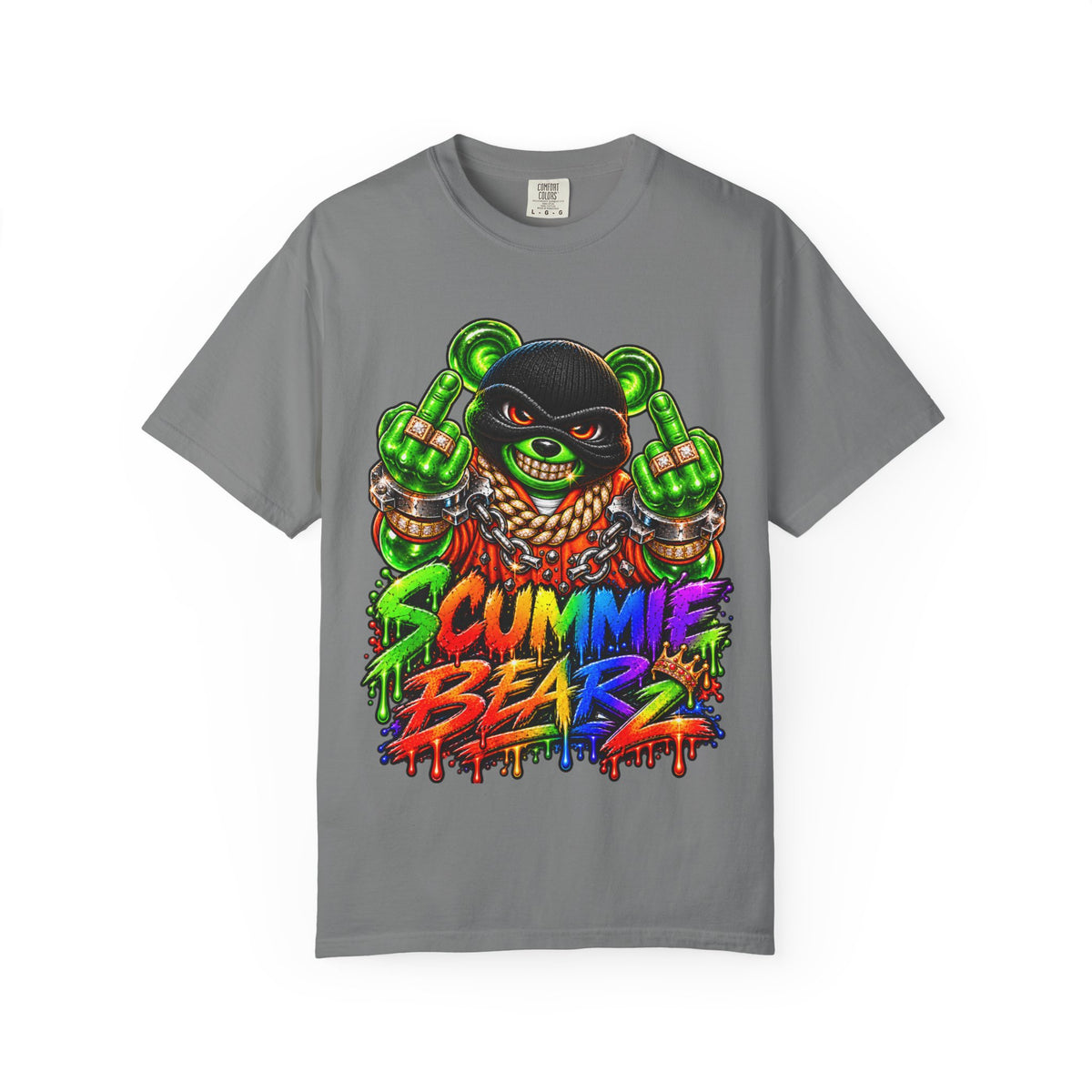 Unisex Garment-Dyed T-shirt-NO CONFESSION, NO CONVICTION-SCUMMIEBEARZ™️
