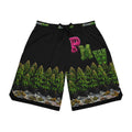AOP Basketball Shorts - P***y Money Weed™