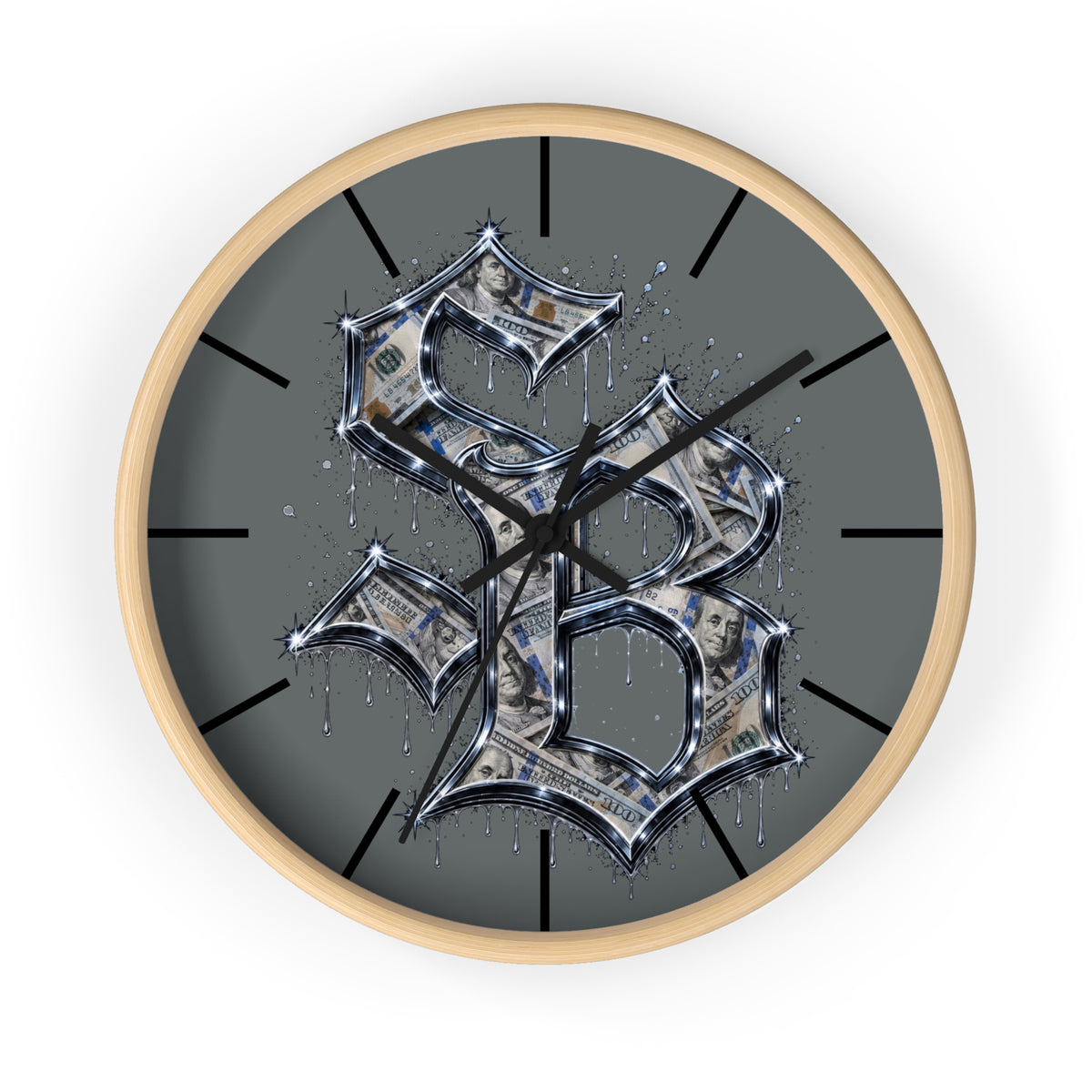 Wall Clock-MONEY SB LOGO-SCUMMIEBEARZ™️