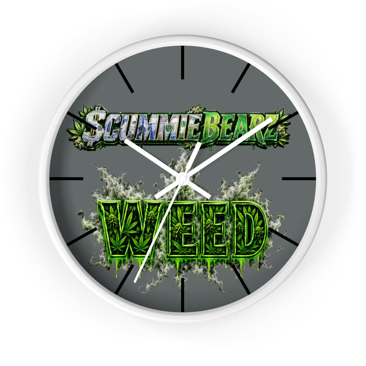 Wall Clock-weed -SCUMMIEBEARZ™️