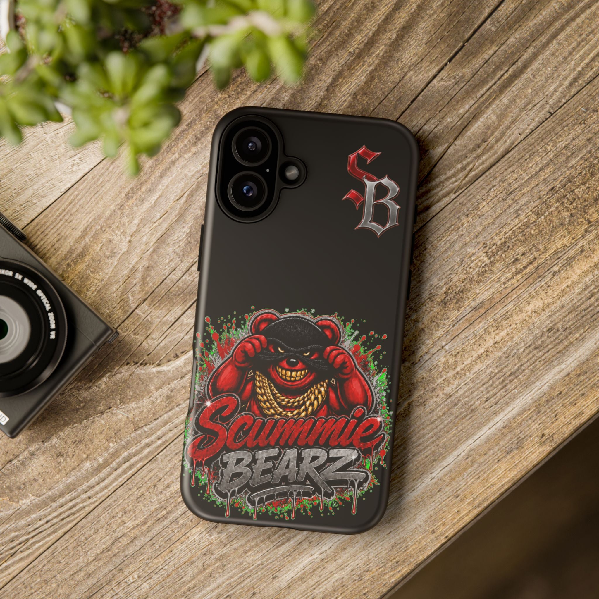 SCUMMIEBEARZ ♦️RED LOGO♦️ Tough Cases