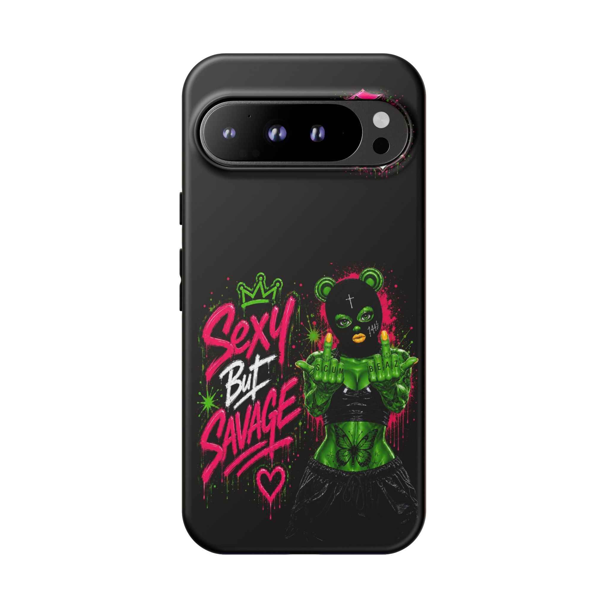 SCUMMIEBEARZ Sexy But Savage Green Remix Tough Cases