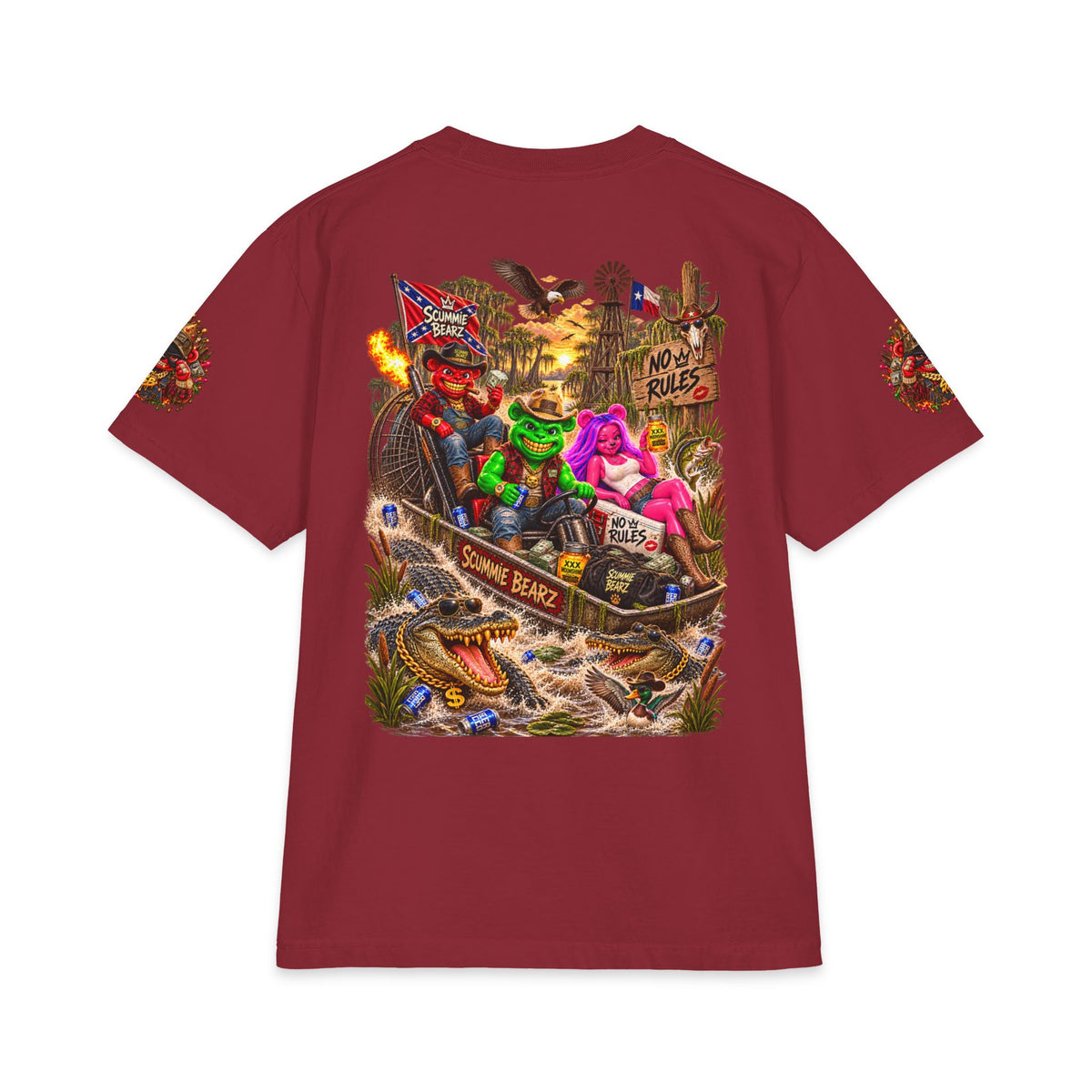 Country Brew Sled | SCUMMIEBEARZ™ Shaka Wear Heavyweight Tee