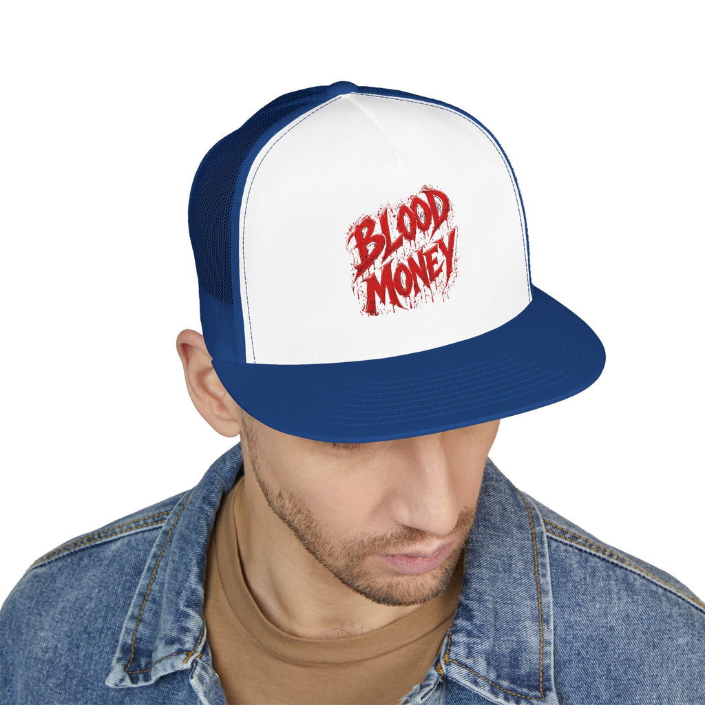 5 Panel Trucker Cap-BLOOD MONEY-SCUMMIEBEARZ™