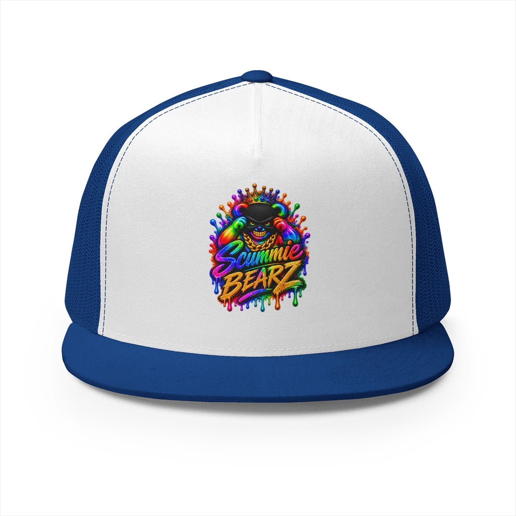 5 Panel Trucker Cap-RAINBOW MASK LOGO-SCUMMIEBEARZ™