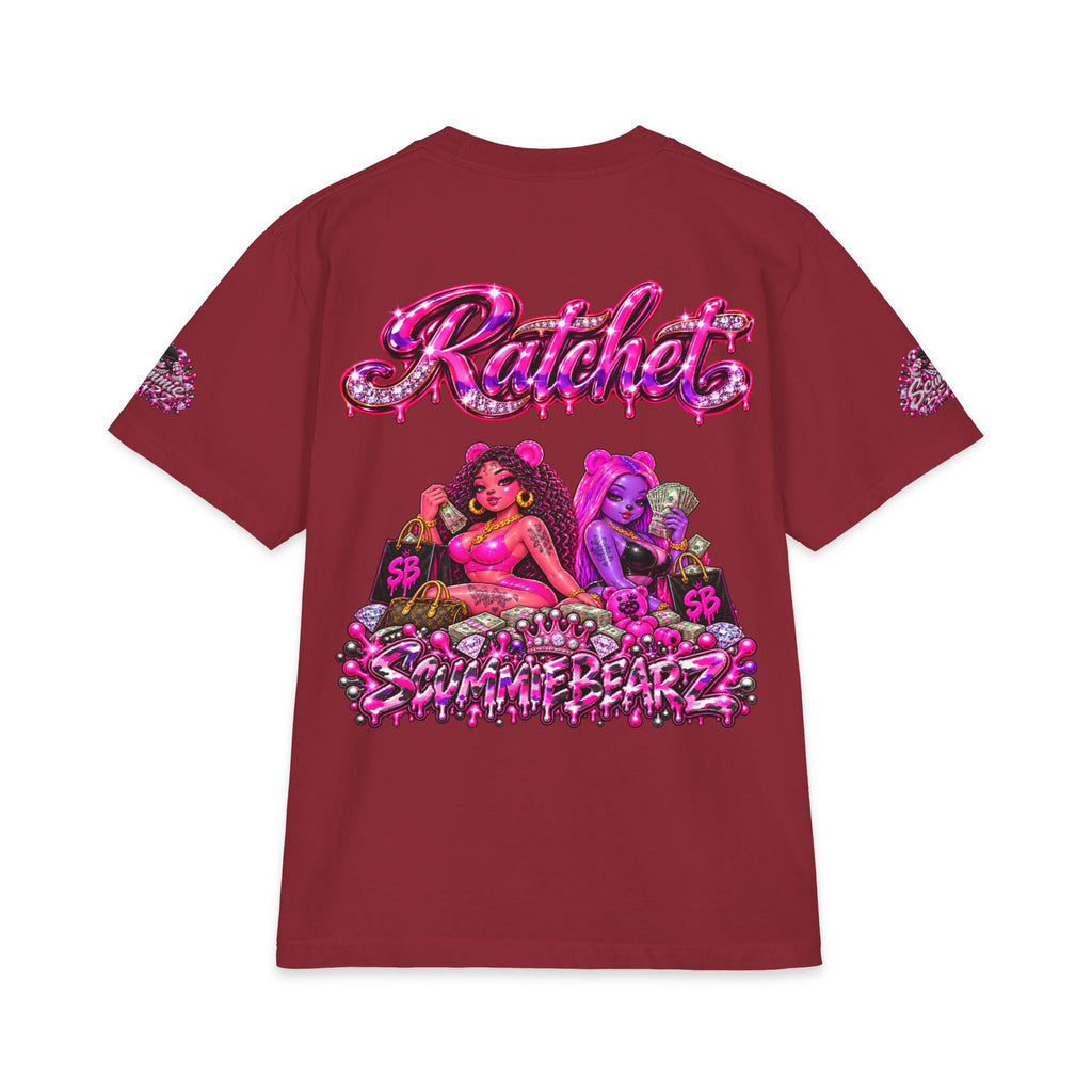 Ratchet — Pink/Purple | SCUMMIEBEARZ™ Shaka Wear Heavyweight Tee