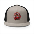 5 Panel Trucker Cap-	RED BLOOD MONEY MASK LOGO-SCUMMIEBEARZ™