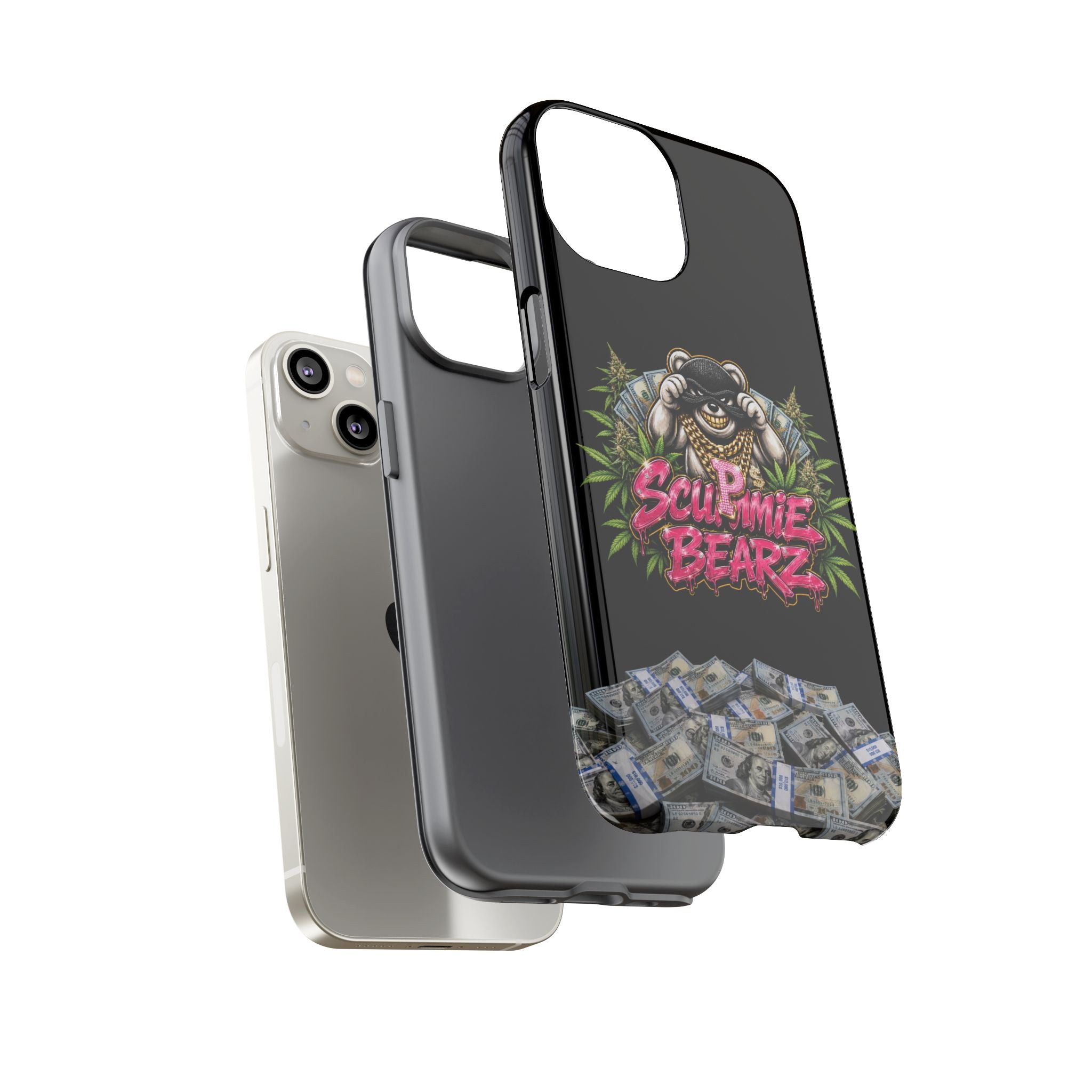 SCUMMIEBEARZ P.M.W. (P***y Money Weed) Logo Tough Cases