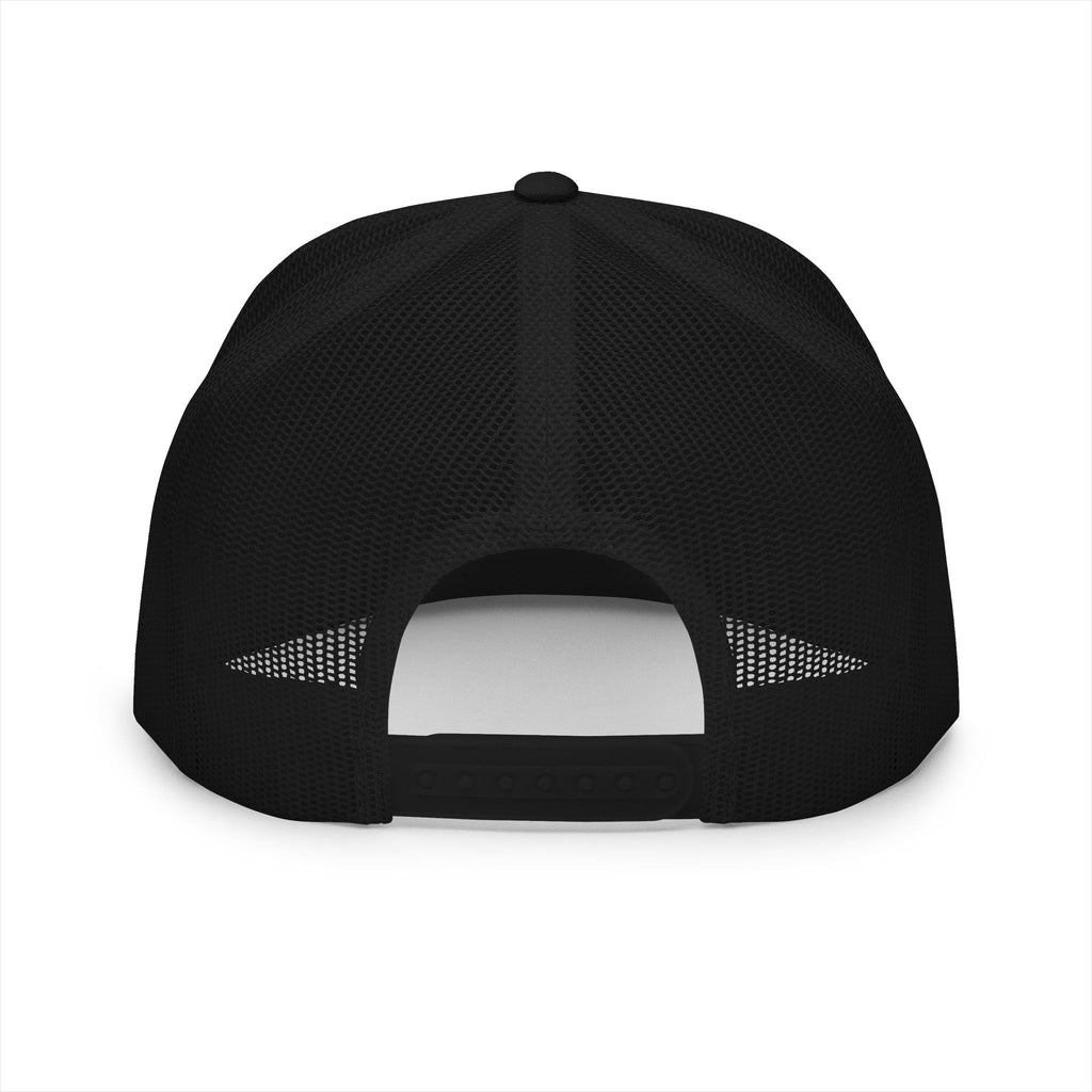 5 Panel Trucker Cap-	RED BLOOD MONEY MASK LOGO-SCUMMIEBEARZ™