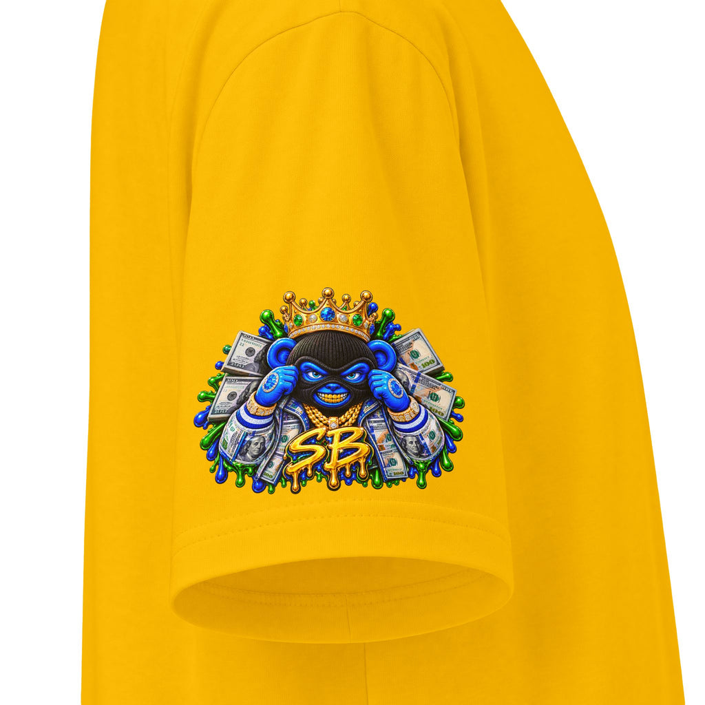 Sb Logo Paperchaser Masked Crown | SCUMMIEBEARZ™ Shaka Wear Heavyweight Tee