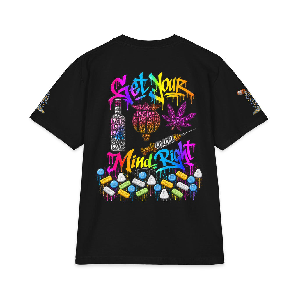 Get Your Mind Right — Multicolor Remix | SCUMMIEBEARZ™ Shaka Wear Heavyweight Tee