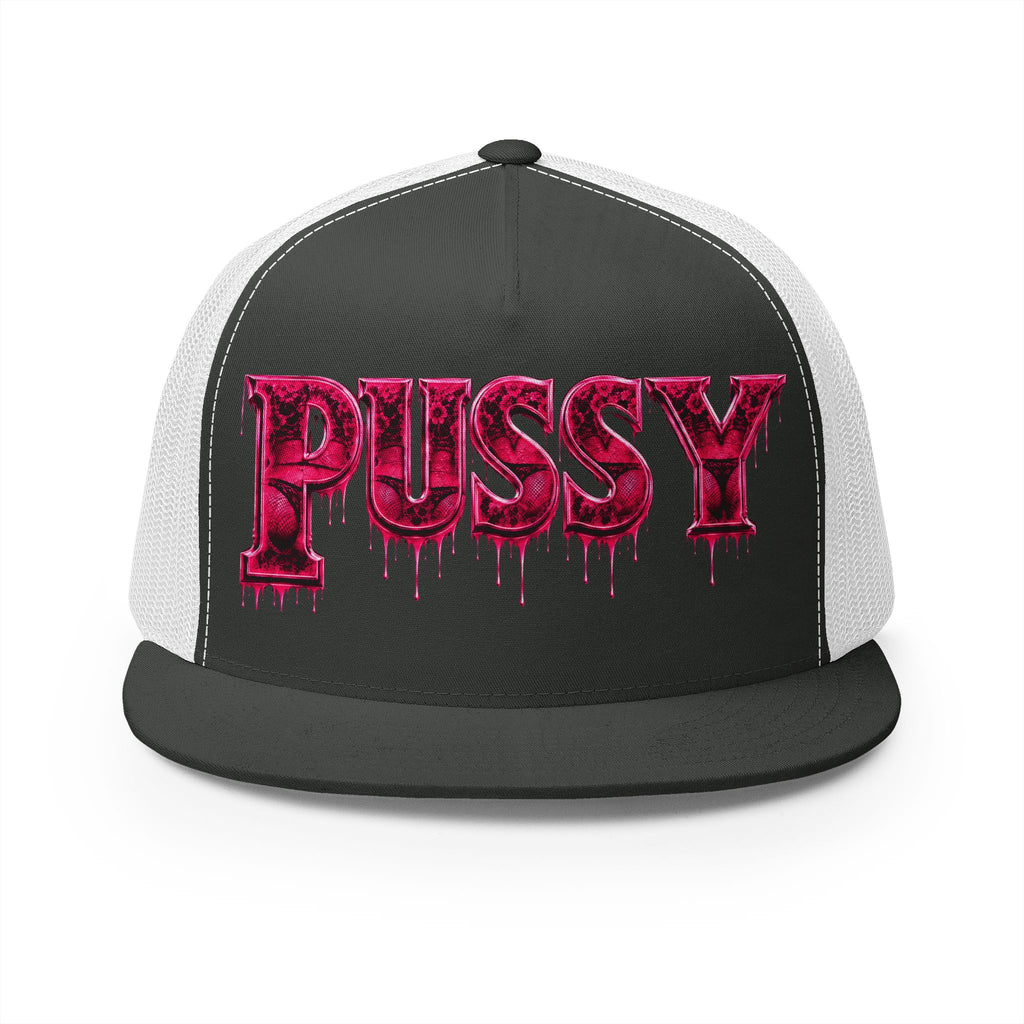 5 Panel Trucker Cap-PINK PU$$Y-SCUMMIEBEARZ™
