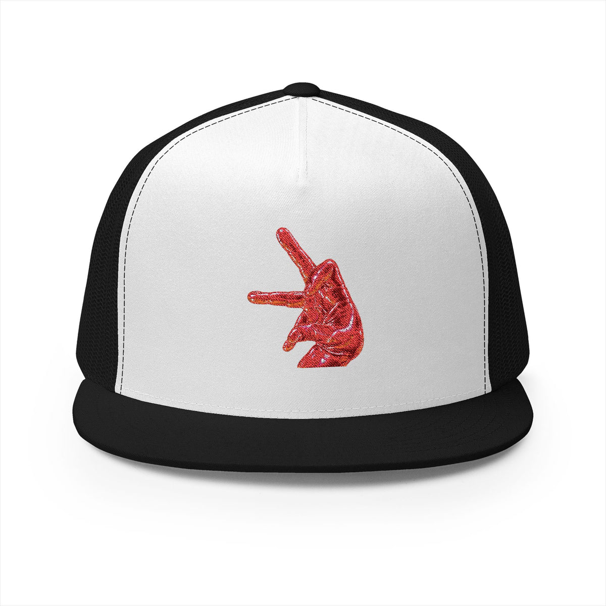 5 Panel Trucker Cap-BLOOD MONEY HAND LOGO-SCUMMIEBEARZ™️