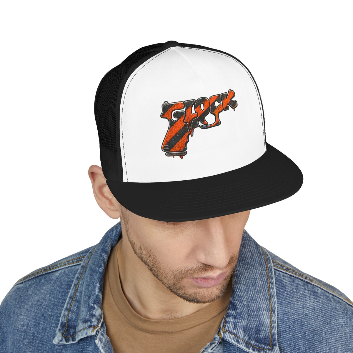 5 Panel Trucker Cap-locked up GLOCK-SCUMMIEBEARZ™️