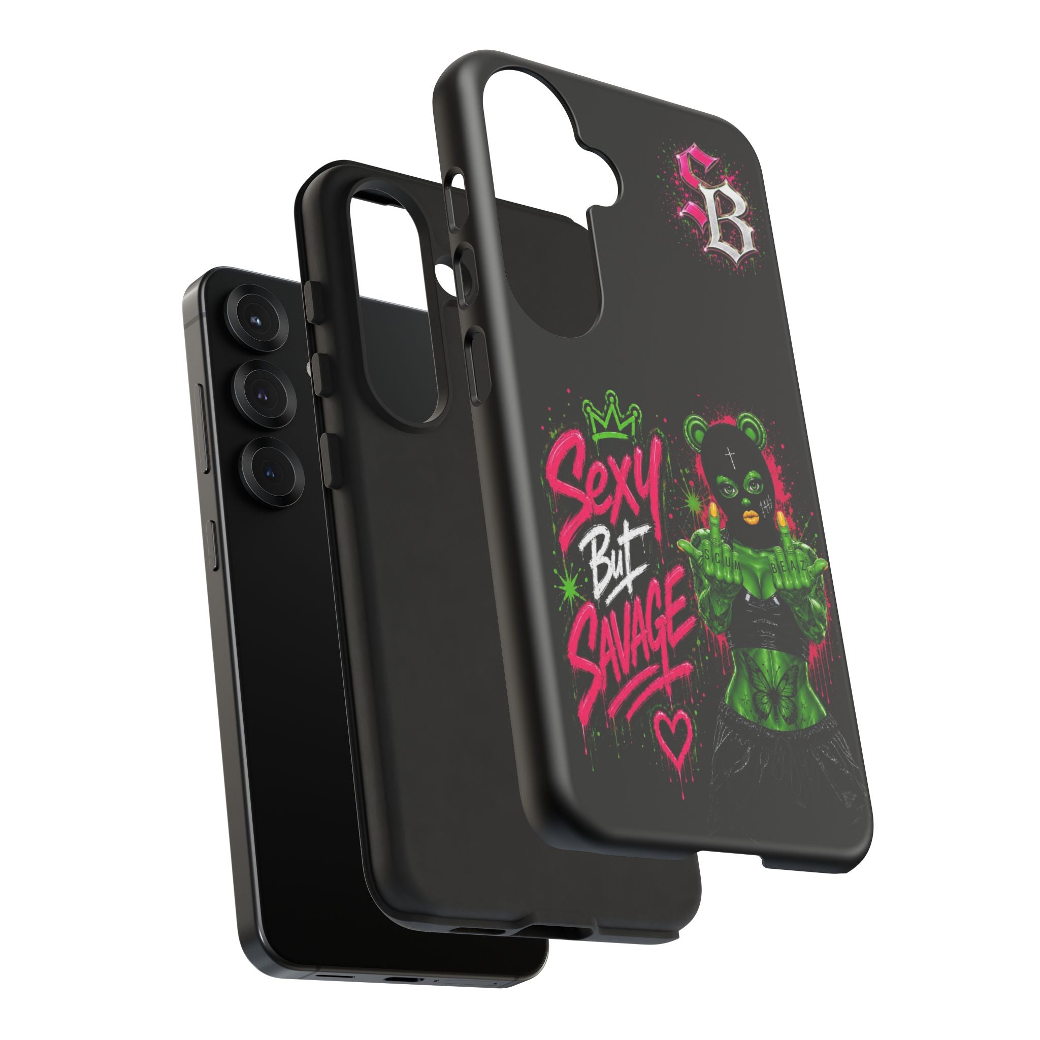 SCUMMIEBEARZ Sexy But Savage Green Remix Tough Cases