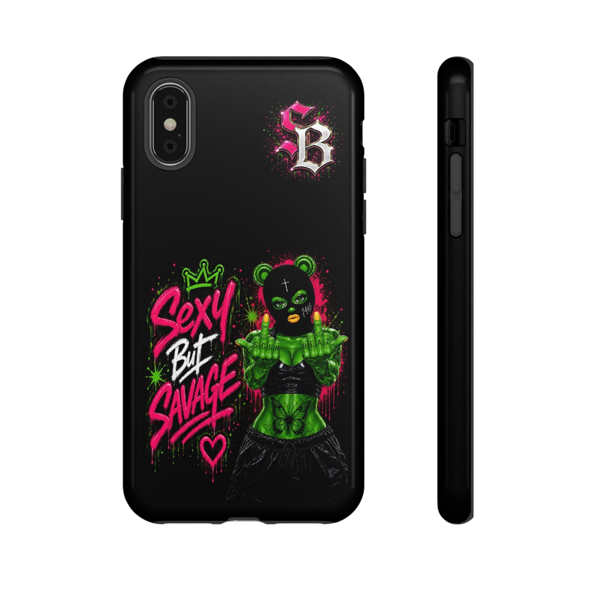 SCUMMIEBEARZ Sexy But Savage Green Remix Tough Cases