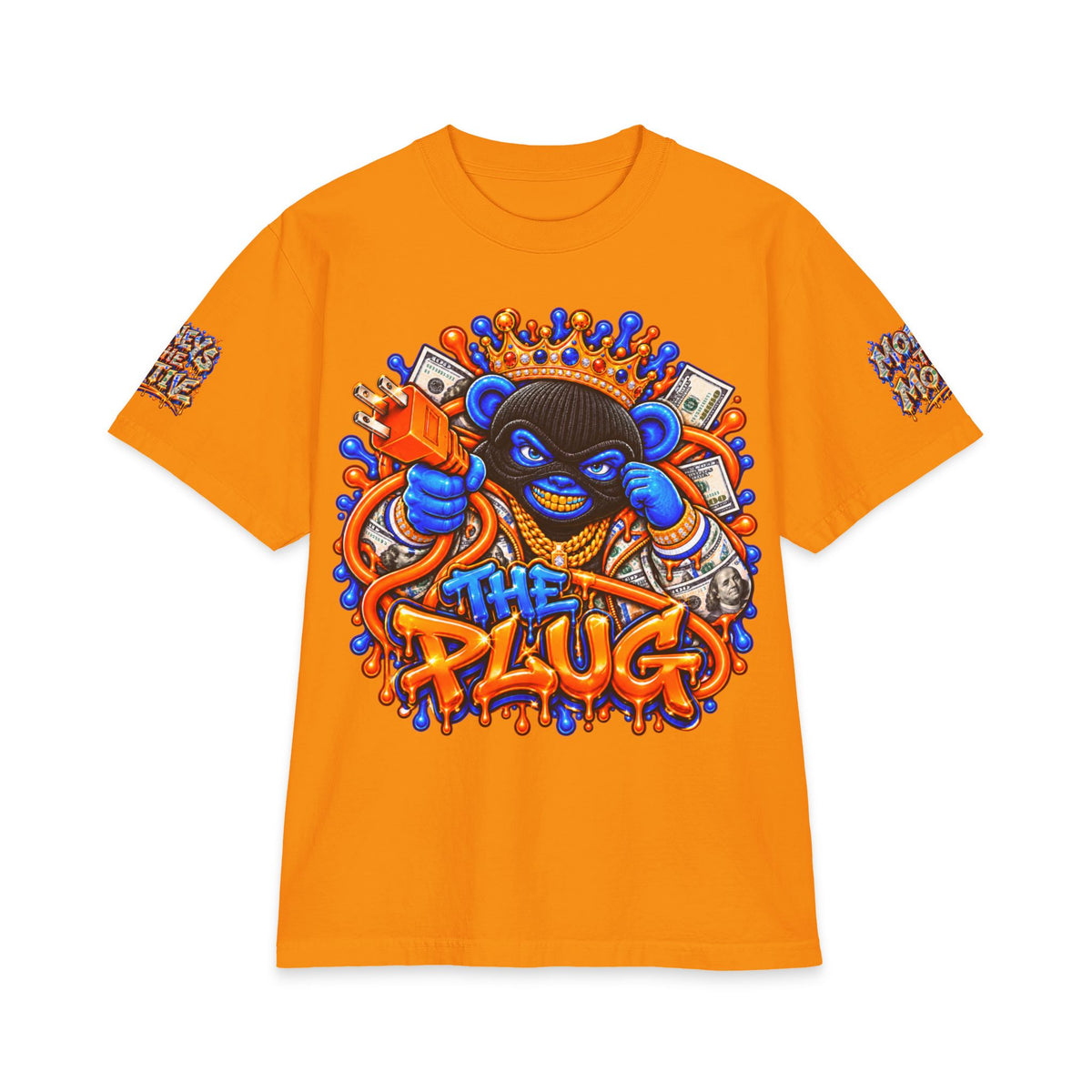 Unisex Max Heavyweight Short Sleeve-THE PLUG!!!-Scummiebearz™️