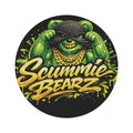 SCUMMIEBEARZ🟢 Green Logo Round Rug
