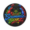SCUMMIEBEARZ 🔴Red/Blue🔵 Logo Round Rug