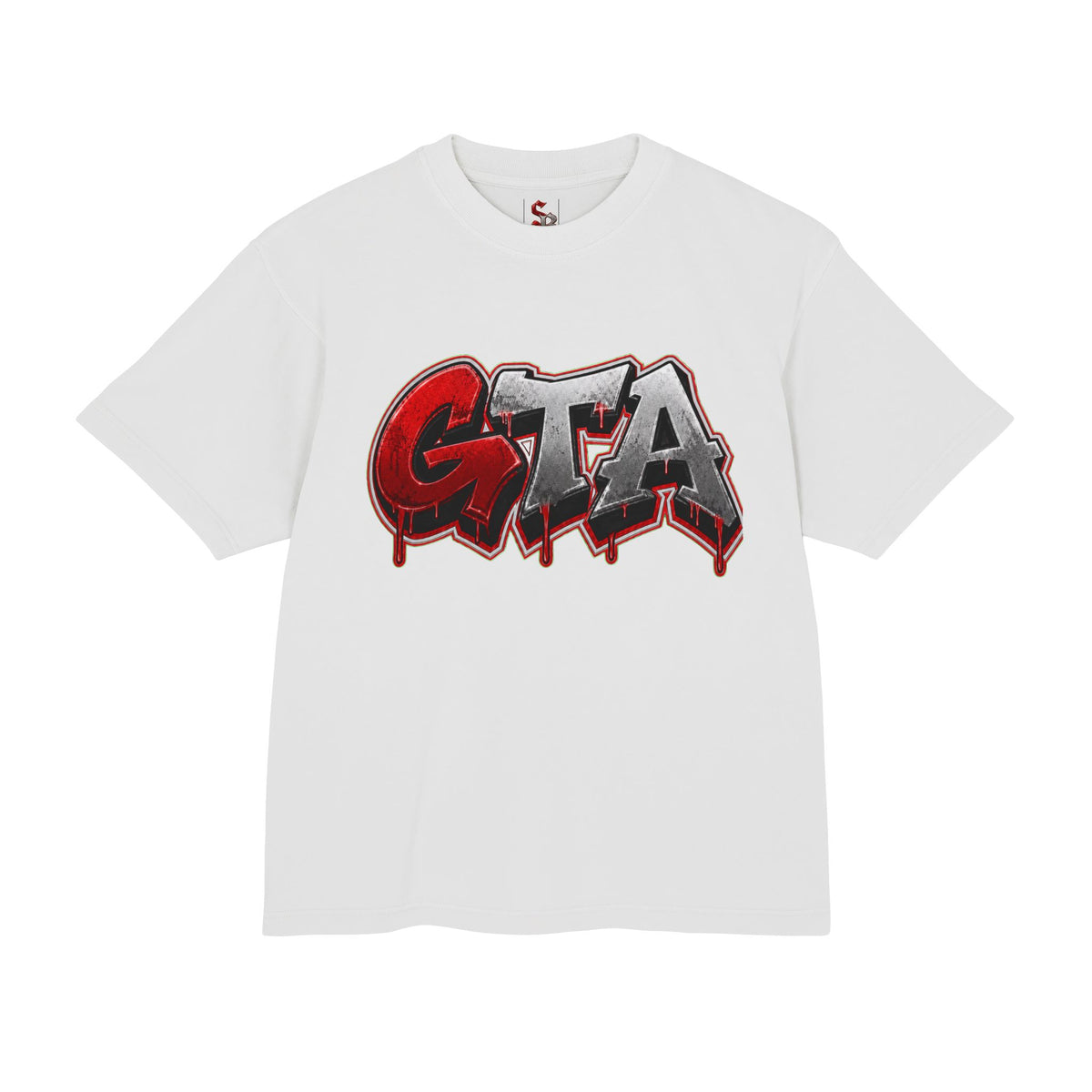 Unisex Graphic T-Shirt-RED GTA REMIX2-SCUMMIEBEARZ™️