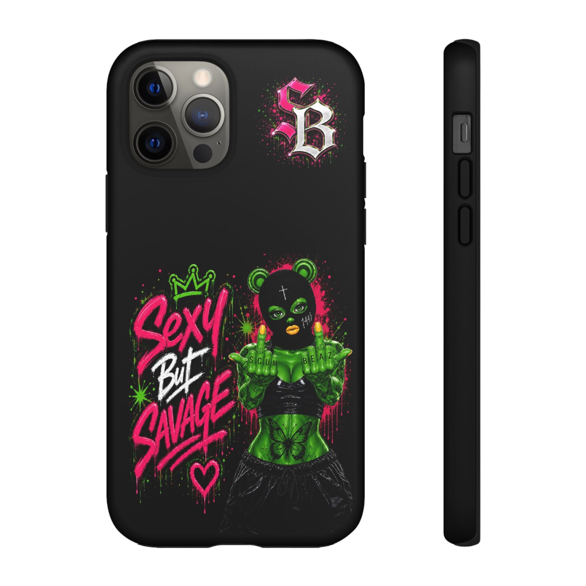 SCUMMIEBEARZ Sexy But Savage Green Remix Tough Cases