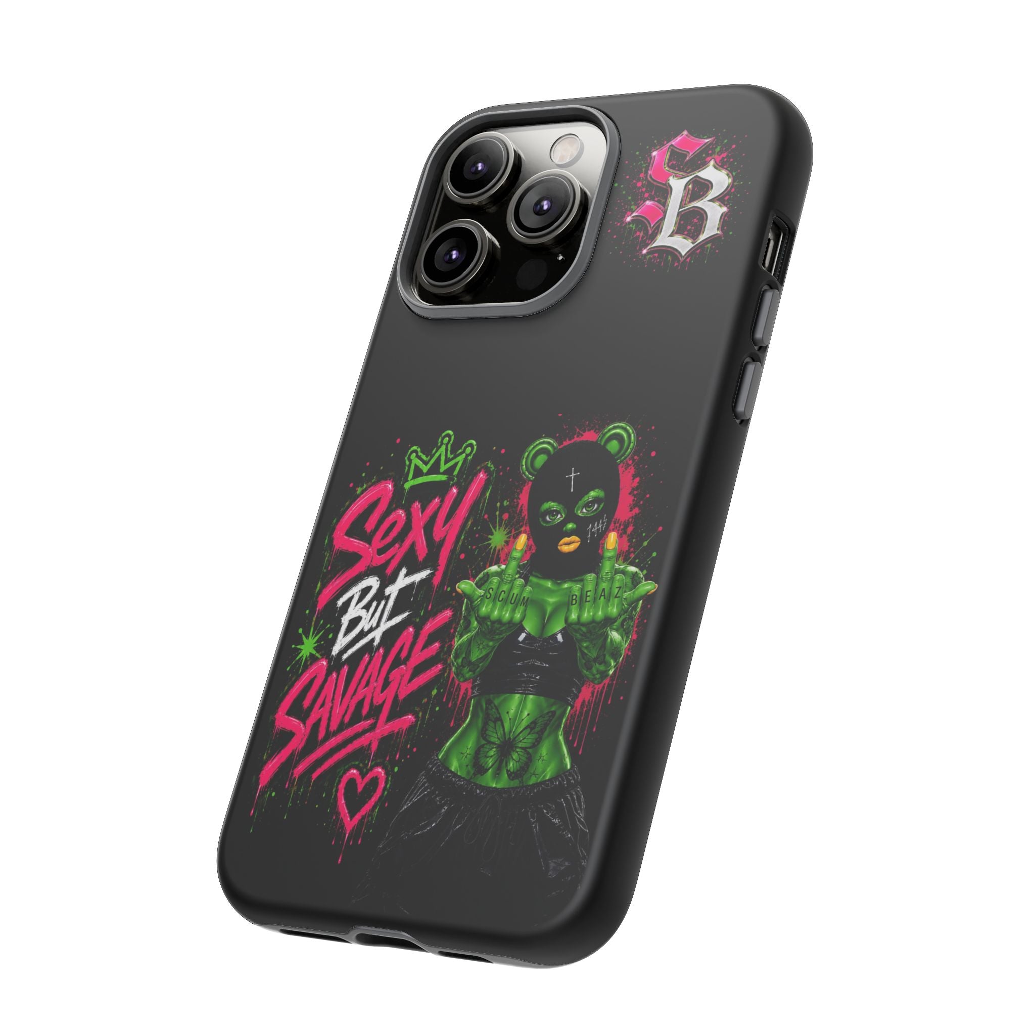 SCUMMIEBEARZ Sexy But Savage Green Remix Tough Cases