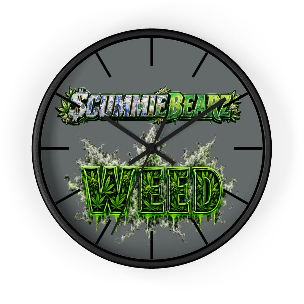 Wall Clock-Weed-SCUMMIEBEARZ™️