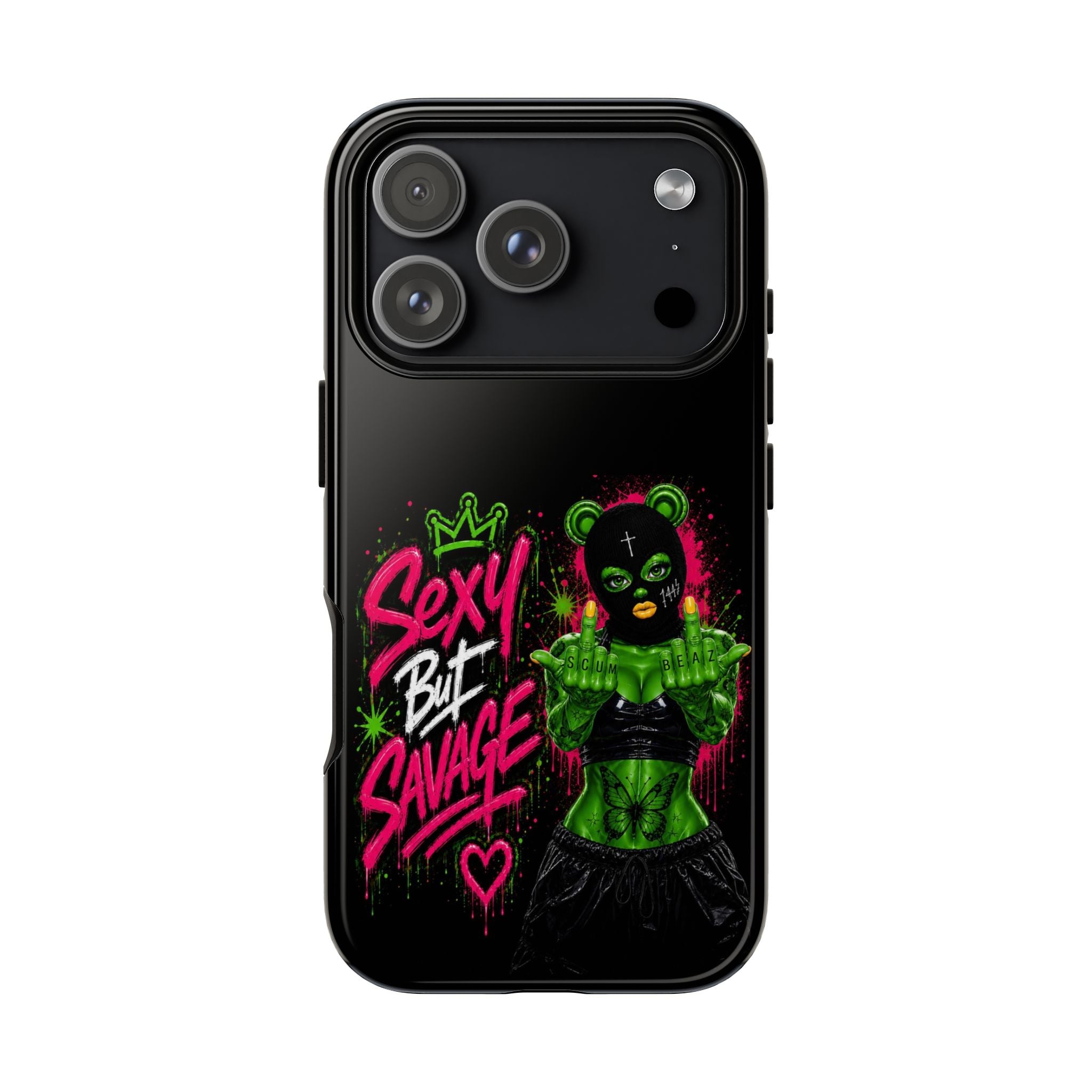 SCUMMIEBEARZ Sexy But Savage Green Remix Tough Cases