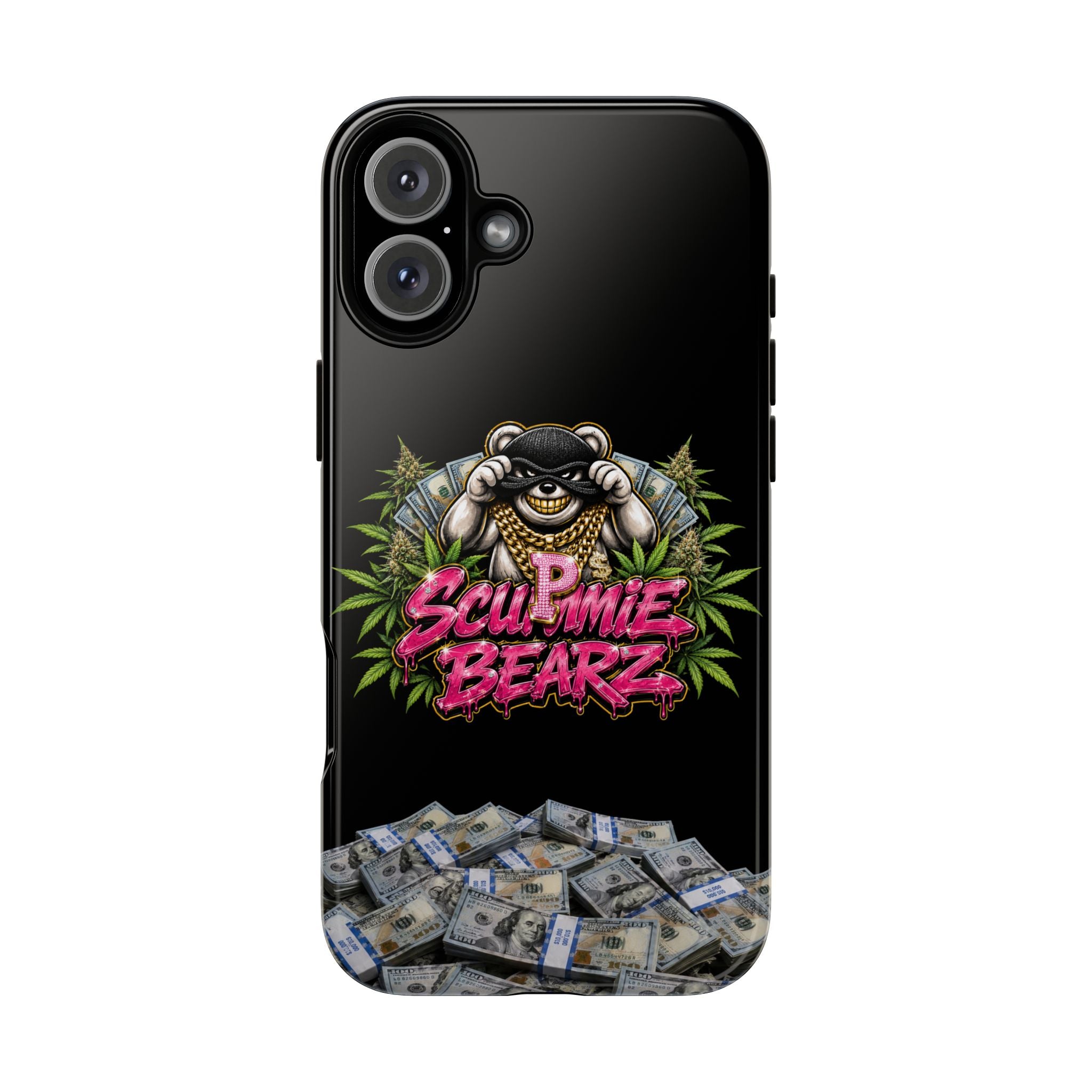 SCUMMIEBEARZ P.M.W. (P***y Money Weed) Logo Tough Cases