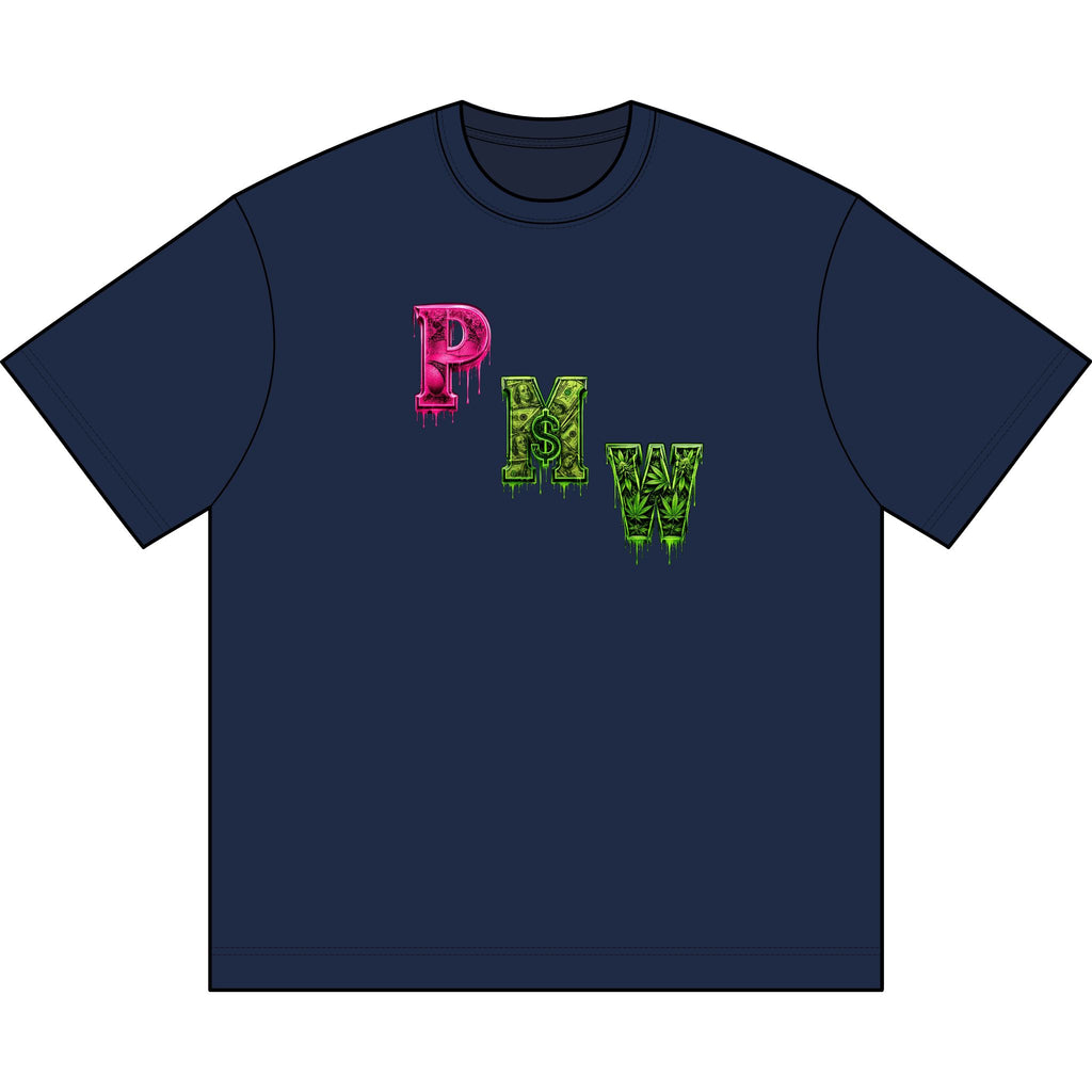 Unisex Graphic T-Shirt-PU**Y MONEY WEED-SCUMMIEBEARZ™️