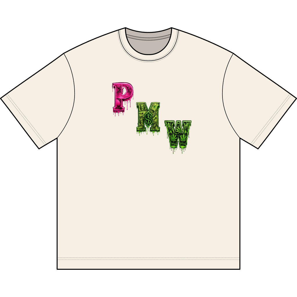 Unisex Graphic T-Shirt-PU**Y MONEY WEED-SCUMMIEBEARZ™️