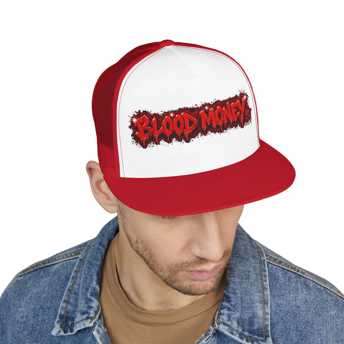 5 Panel Trucker Cap-BLOOD MONEY-SCUMMIEBEARZ™